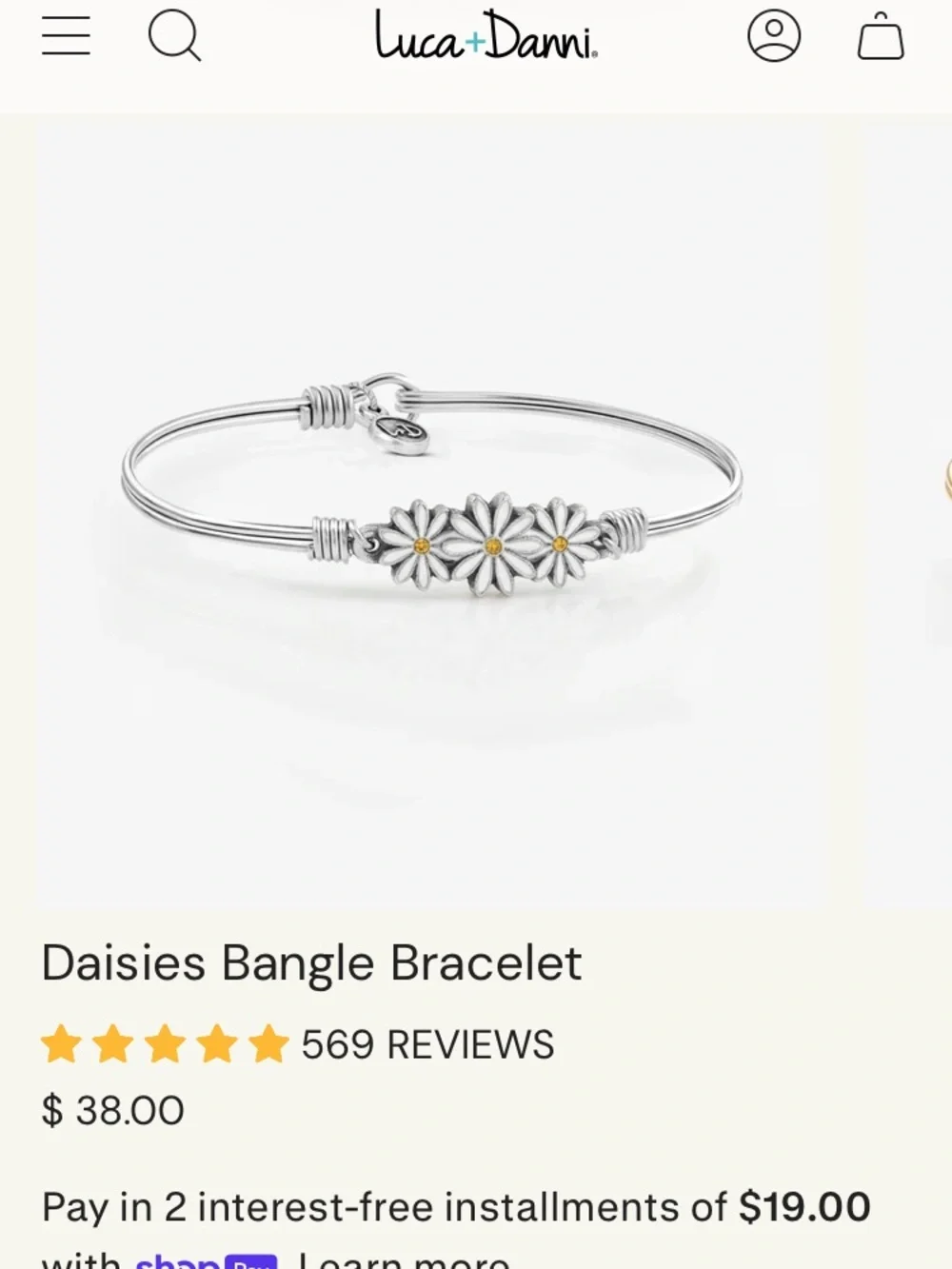Danna and Luci Daisy bracelet